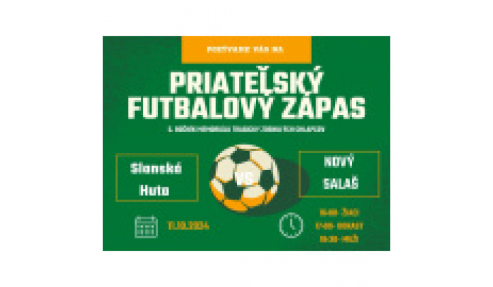 Priateľský futbalový zápas