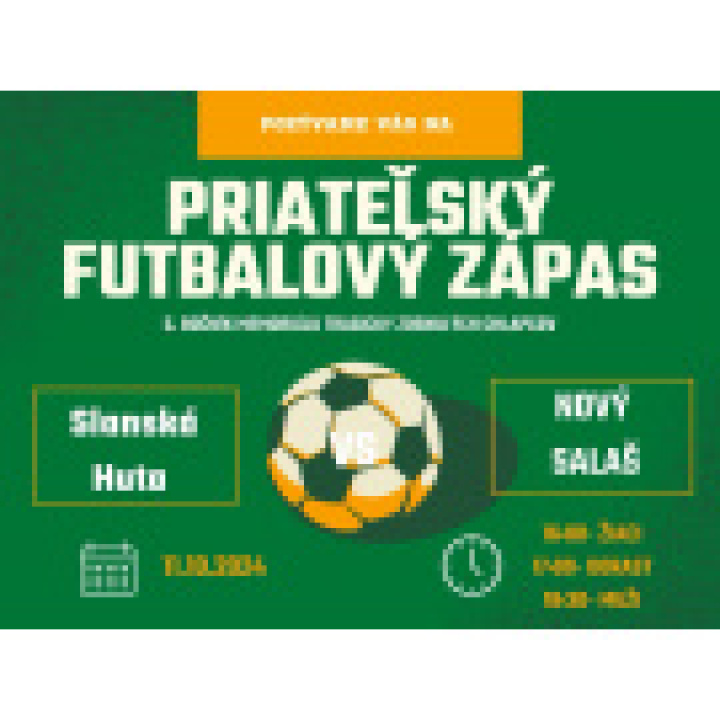 Priateľský futbalový zápas